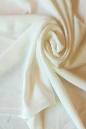 Plain Square Hijab Off White
