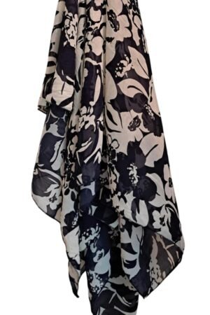 Printed Square Hijab Abstract Harmony