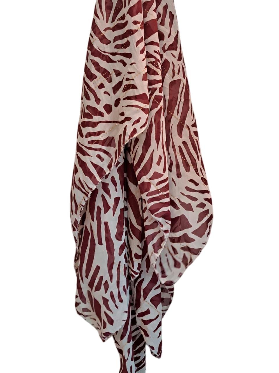 Printed Square Hijab Aurora Splash