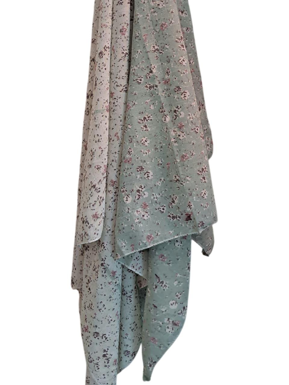 Printed Square Hijab Dual Symphony