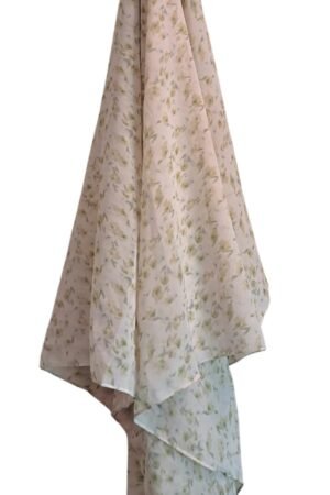 Printed Square Hijab Garden Pearl