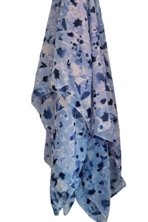Printed Square Hijab Painted Whisper