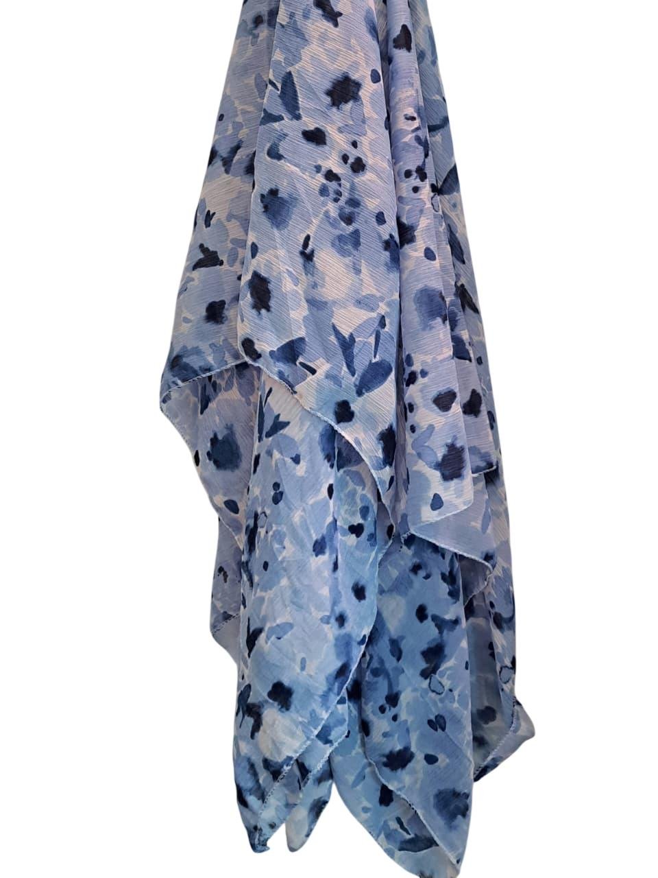 Printed Square Hijab Painted Whisper