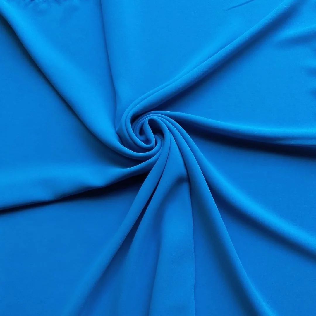 Plain Square Hijab Cerulean Blue