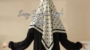 How to Style a Square Hijab for University – 5 Quick & Cute Looks