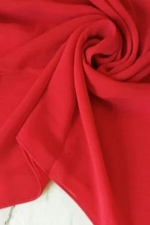Plain Square Hijab Cherry