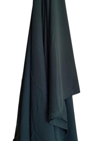 Large Square Hijab Dark Green