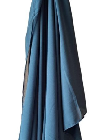 Large Square Hijab Pthalo Blue