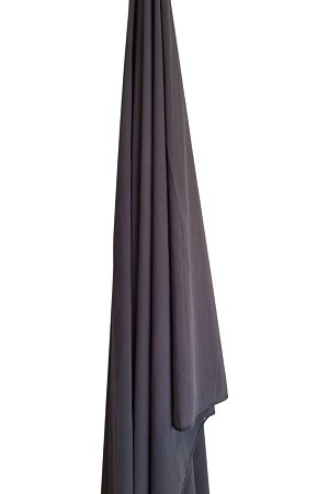 Large Square Hijab Dark Grey