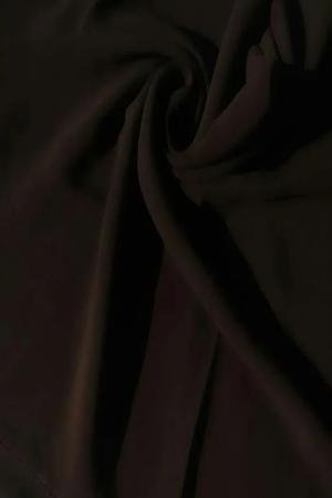 Large Georgette Square Scarf Dark Chocolate