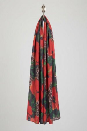 Printed Square Scarf Botanical