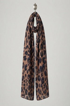 Printed Square Hijab Classic Cheetah