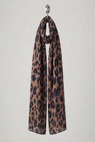 Printed Square Hijab Classic Cheetah