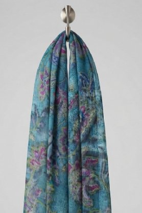 Printed Square Scarf Expressionist