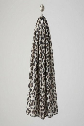 Printed Square Scarf Leopard
