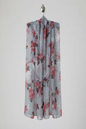 Printed Square Scarf Tinted Smudge