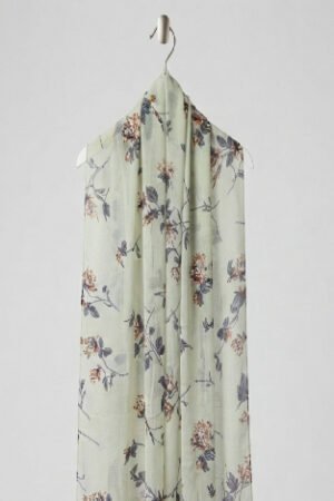 Printed Square Scarf Tulip Fields